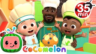 muffin man song more nursery rhymes kids songs cocomelon