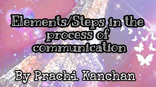Elements Steps In The Process Of Communication Easy Explanation In Hindi Part - 3