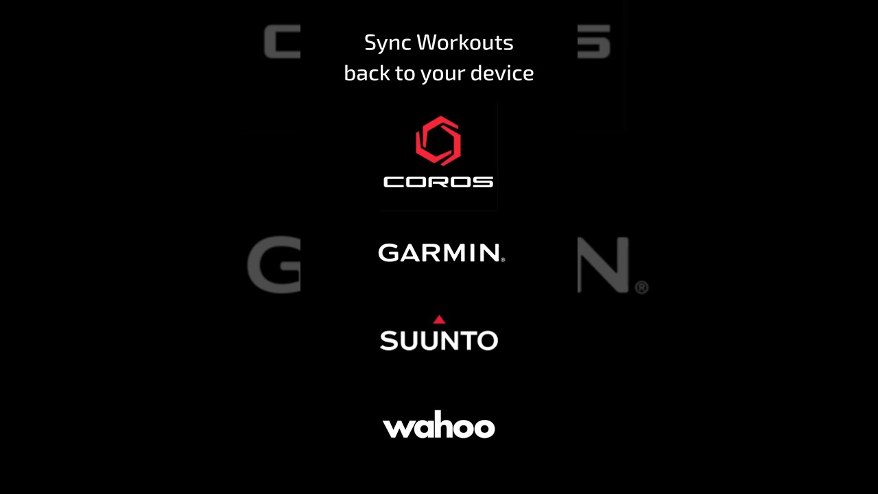 Workouts synced to your device and share to socials