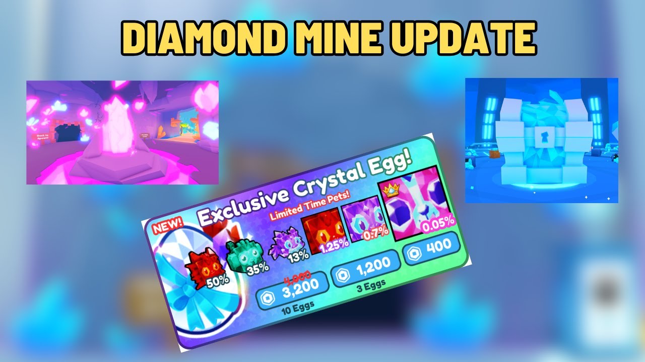 The DIAMOND MINE Update IS HERE In Pet Simulator X!! 