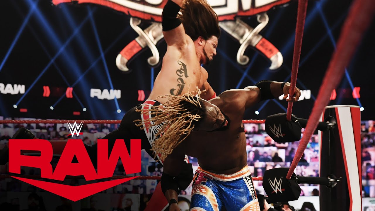 Kofi Kingston vs. AJ Styles – Gauntlet Match: Raw, Feb. 15, 2021