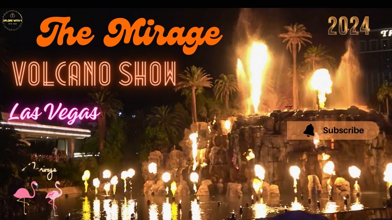 Experience the Spectacular Mirage Volcano Eruption Show in Las Vegas! 🌋