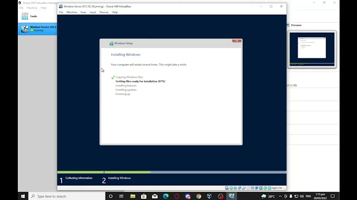 Installing Window Server 2012 R2 Inside Virtualbox
