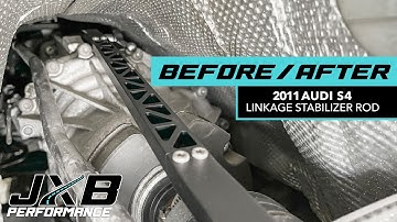 B8/8.5 Audi A4/S4/RS4/RS5 Shifter Play Before/After Installing JXB Linkage Stabilizer Rod Upgrade