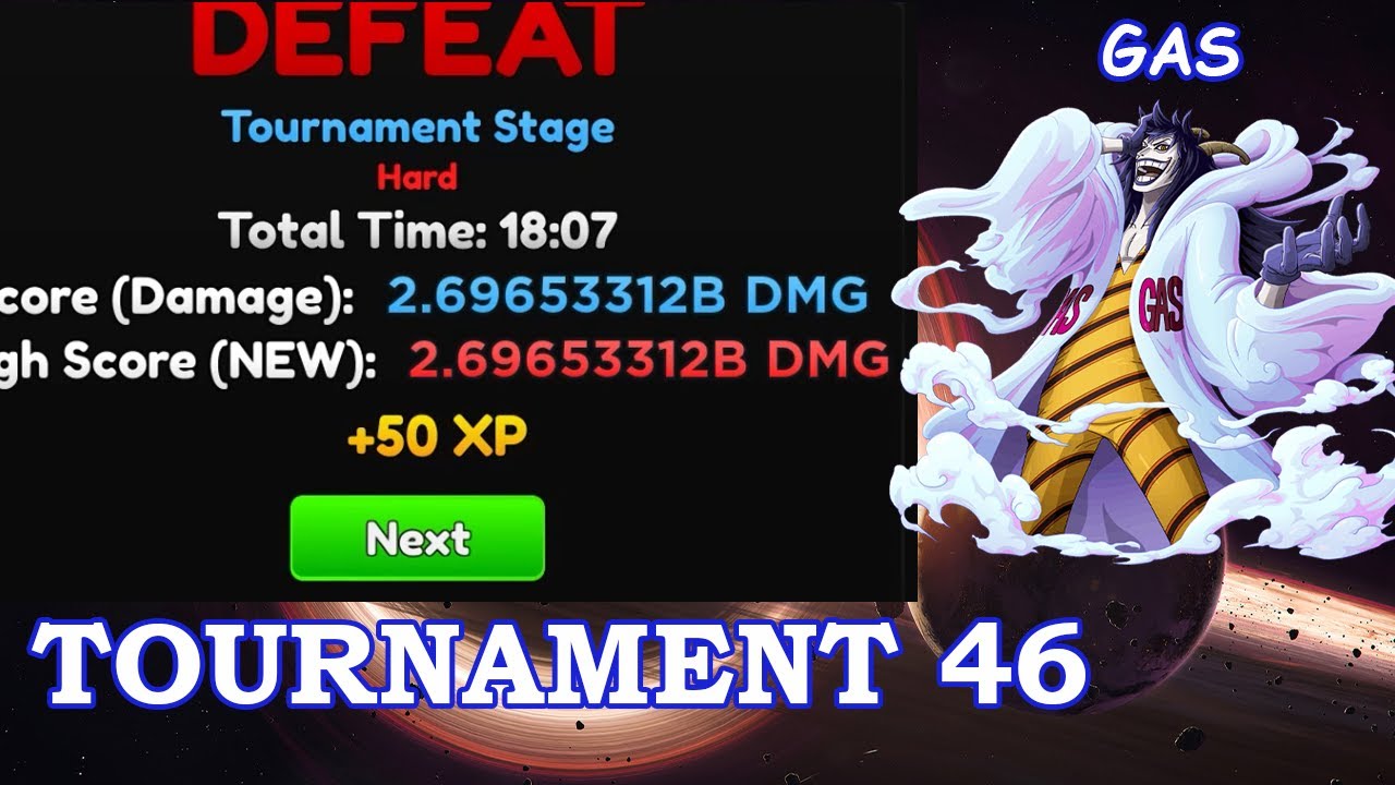 GAS] 2.69B+ DAMAGE STRAT ON TOURNAMENT 46