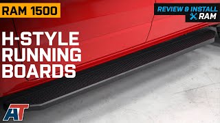 2019-2023 RAM 1500 H-Style Running Boards; Black Review & Install