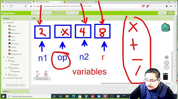 Creando una calculadora en app inventor.