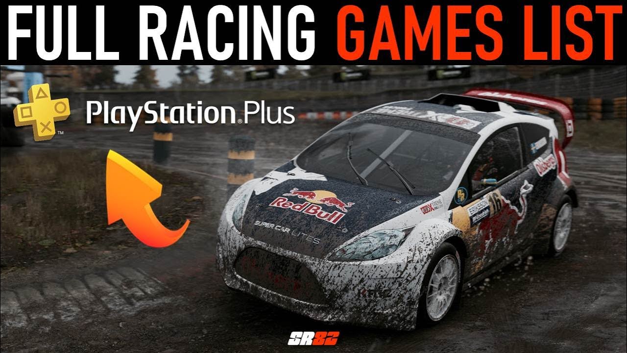 FULL RACING GAMES LIST ON PLAYSTATION PLUS PREMIUM YouTube