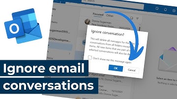 Microsoft Outlook - Ignore email conversations