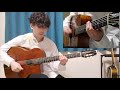 EX-14　クロス・ピッキングの例1｜　Jazz Guitar Magazine Vol.5　ジャズ・マヌーシュ・ギター講座