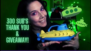 My 300 Sub SPECIAL! Thank you and GIVEAWAY! (closed) #thankyou #giveaway #wow