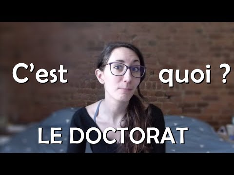 Vidéo: Différence Entre Doctorat Et Maîtrise