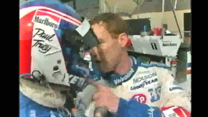 Al Unser, Jr. and Paul Tracy Shake Hands