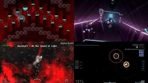 Dimrain47-At the speed of light in 4 Different Games 