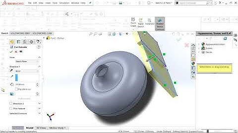 Lamp shade in Solid Works