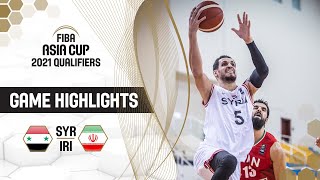 Syria - Iran | Highlights - FIBA Asia Cup 2021 Qualifiers