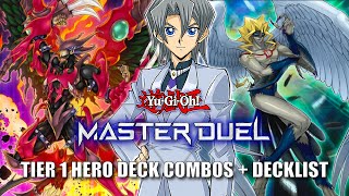 Tier 1 Master Duel Hero Deck + Combos!