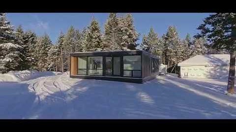 Honomobo Modern Shipping Container Prefab Home Install