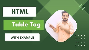 HTML Table Tag - 2023 in Hindi | HTML5 Tutorial For Beginners - 10 | Digital Gyanam.