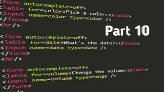 Lists | HTML part 10