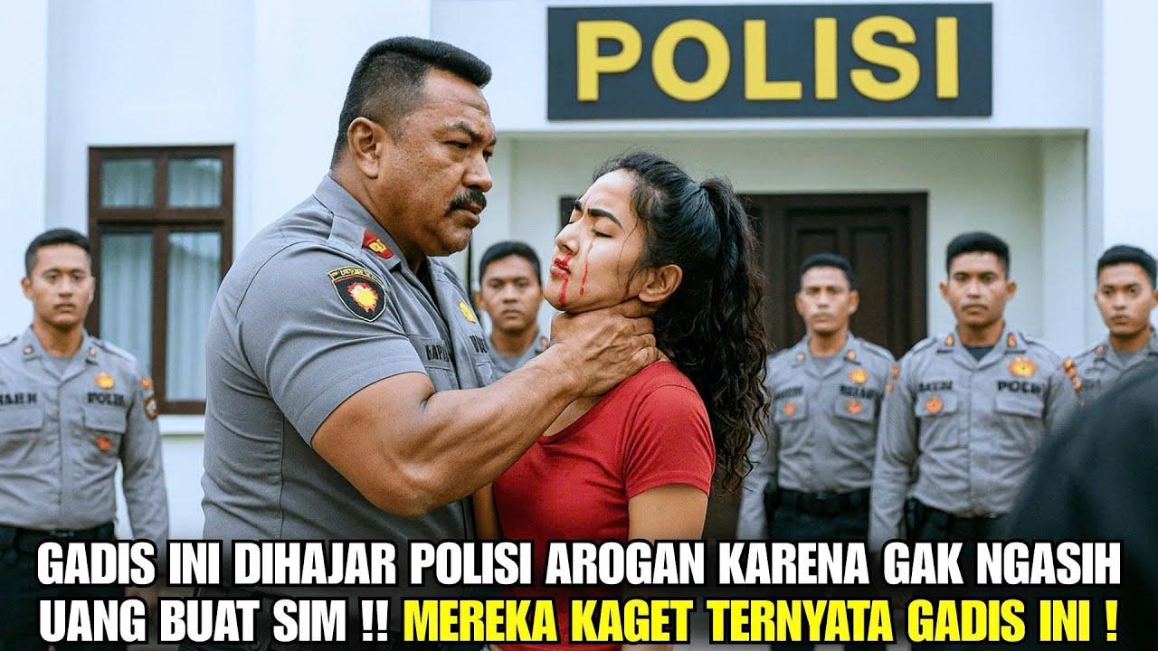 POLISI AROGAN HAJAR GADIS YANG TOLAK BAYAR SUAP! SEMUA KAGET SAAT IDENTITASNYA TERUNGKAP!