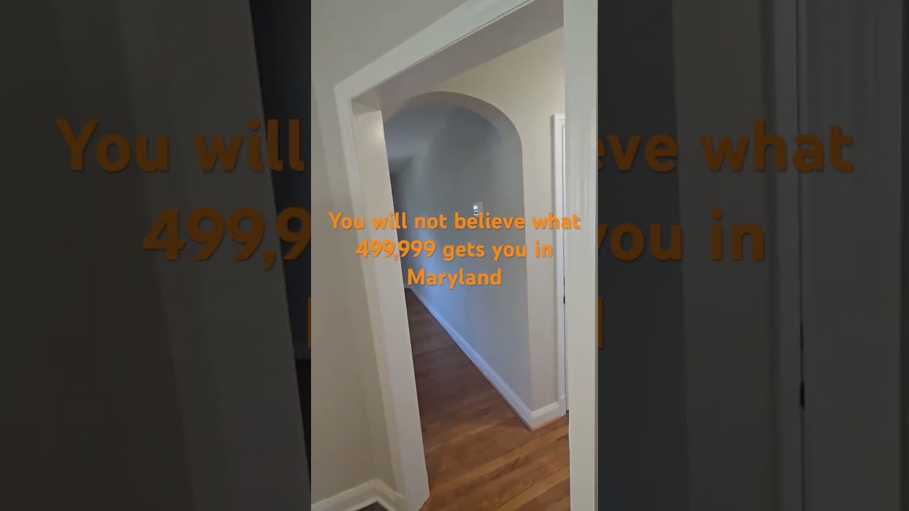 You will not believe what $499,999 gets you in Maryland  
