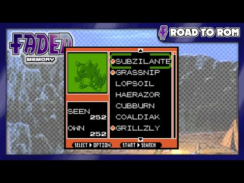 Pokédex Progress Underway! | | Road to ROM 💾