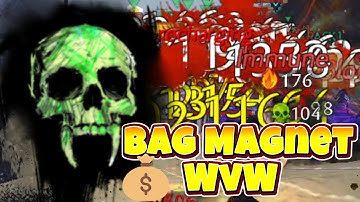 Trailblazer Necro GW2 Bag Magnet 💰 WvW Roaming Highlights