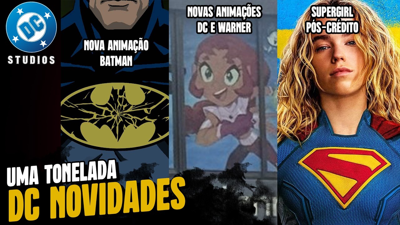 WARNER VOLTOU! NOVAS ANIMAÇÕES da DC e WARNER + PÓS-CRÉDITO da SUPERGIRL