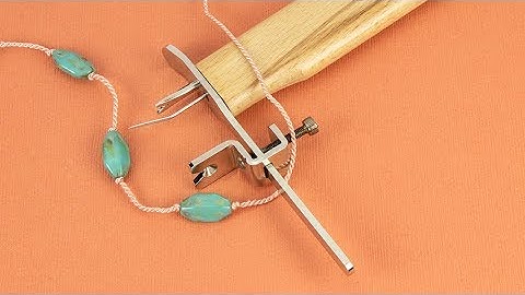 Artbeads Tutorial - How to use the Beadalon Tin Cup Pearl Knotter with Wyatt White