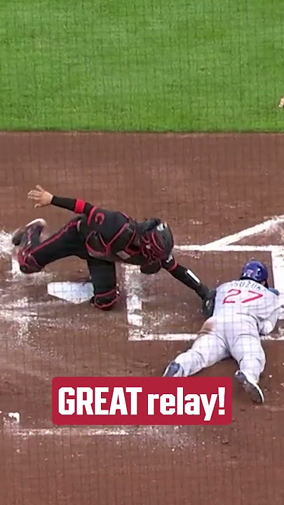 WHAT A RELAY by the Reds !!!