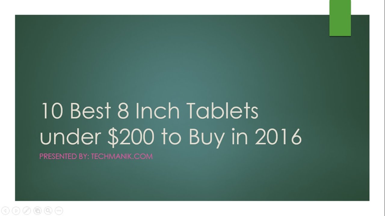 10 Best 8 Inch Tablets Under 200 to Buy in 2017 YouTube