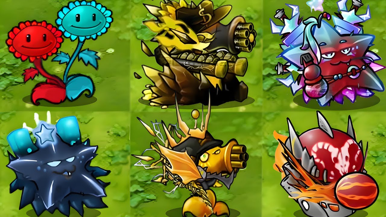 PVZ 1 Fusion 2.4.1 Challenge New Plants - All Ultimate Plants VS New ...