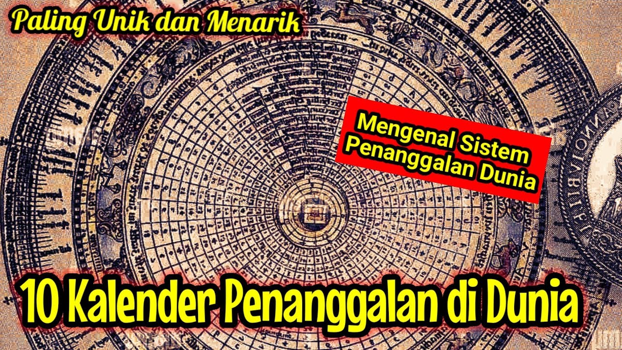 Fakta Unik & Menarik 10 Kalender Paling Banyak Digunakan, Mengenal