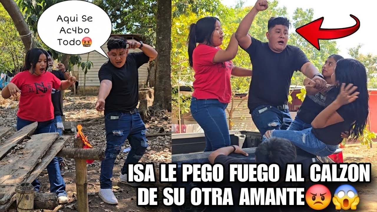 ISA Agarr0 A Grand3s Verg4zos a VERO Despues De HaberQuem4do Los Calzon3s De Su Otra Mujer😡😱Veanlo