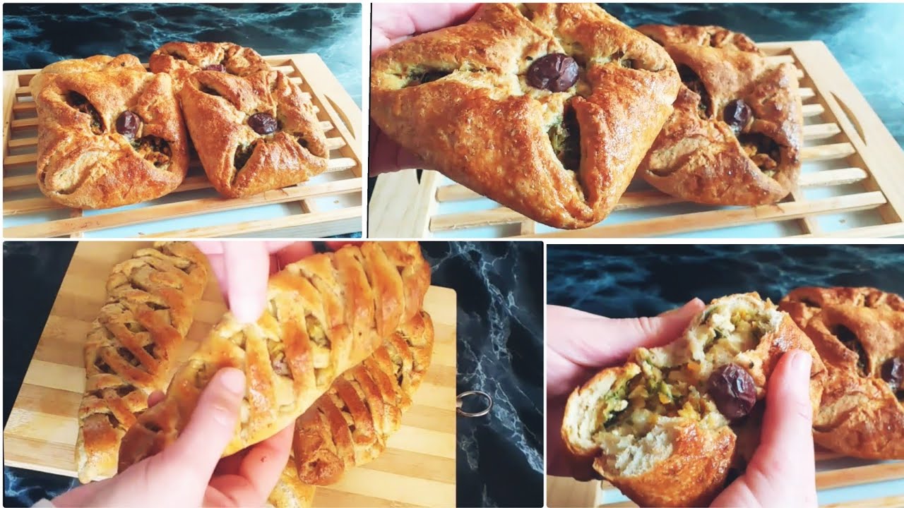 نوعين من المملحات طريين وخفاف بواحد العجينة صحية ورائعة جدا