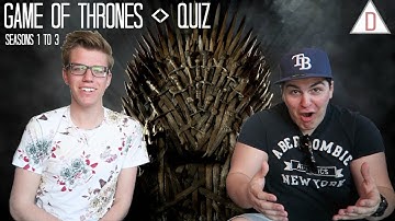 Game of Thrones Quiz (Seasons 1 to 3)