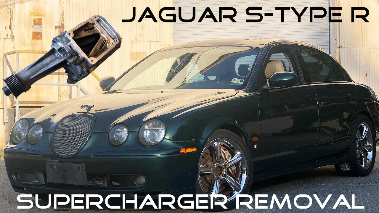 HOW TO Jaguar SType R Supercharger Removal Jaguar STR/XKR/XJR