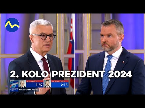 Prezident 2024: Predvolebná diskusia 2. kolo | Pellegrini vs. Korčok