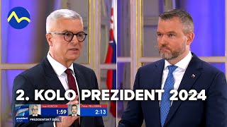 Prezident 2024: Predvolebná diskusia 2. kolo | Pellegrini vs. Korčok image