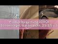 Produktbewertung IOAOI Sonnensegel, wasserdicht, 2 x 2,5 x 3,2 m, rechtes Dreieck, 95 % UV-Block mit