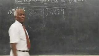 qm-Techniques:  Cube-root of perfect cubes