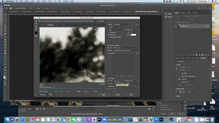 How to save your images for web in photoshop