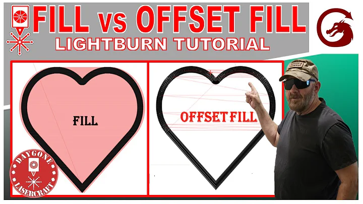Fill Vs Offset Fill | Lightburn Tutorial #9