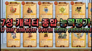 엘도라도 게임: 7성 캐릭터 종합능력평가 (Eldorado Game : 7star character overall ability evaluation) screenshot 4