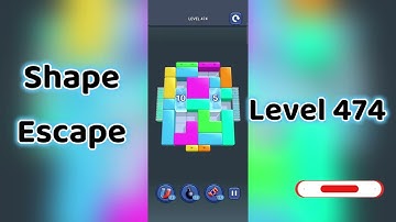 🔥 Shape Escape Level 474 Walkthrough | Can You Solve It? 🧠💥