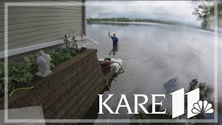 Waterville residents fight flooding with massive sandbag operation