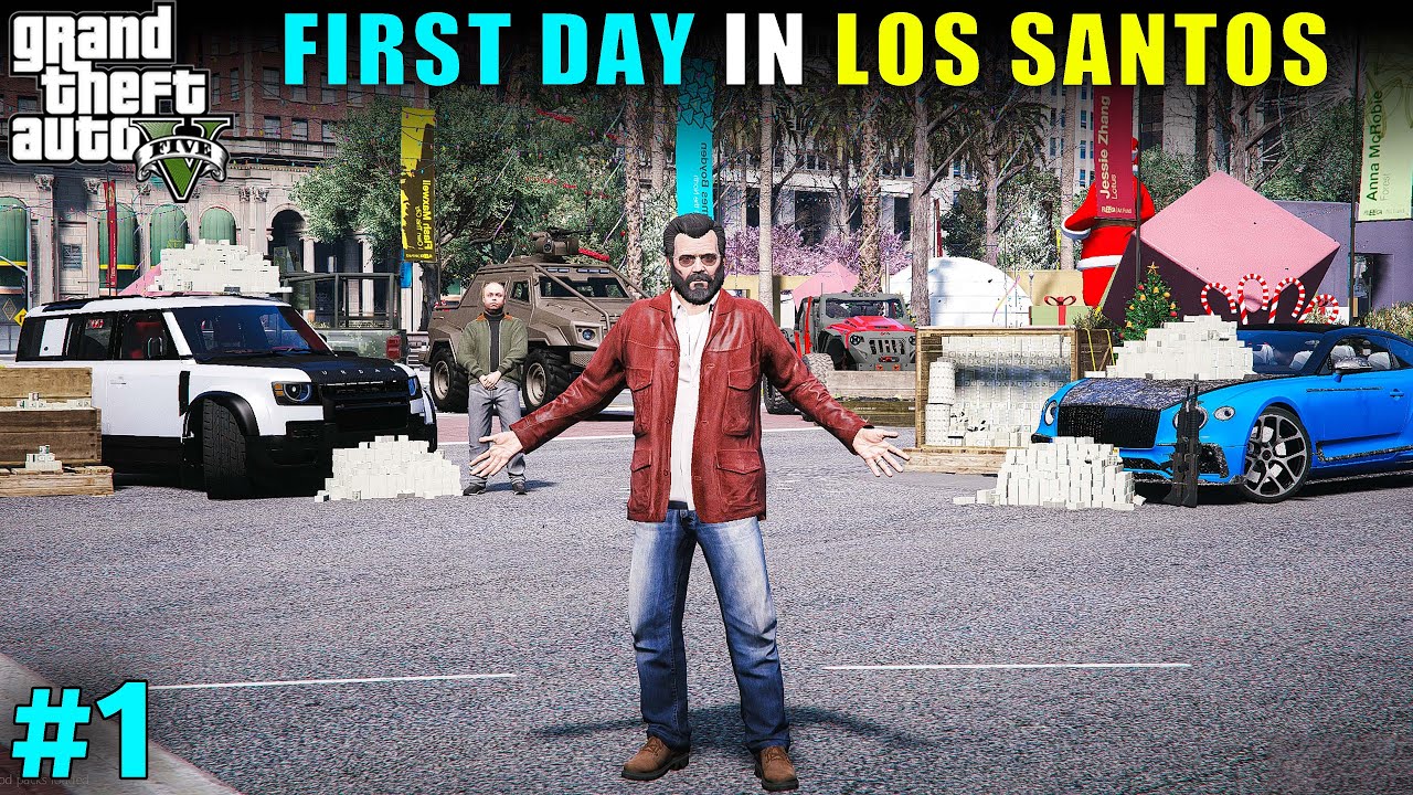 MICHAEL FIRST DAY IN LOS SANTOS | GTA 5 GAMEPLAY #1 - YouTube