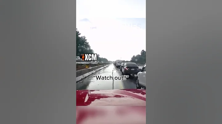 F-150 crashes into 4 cars💔 | intuition🤯 #youtubeshorts #dashcam