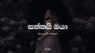 Saththayi Oya (සත්තයි ඔයා) slowed   reverb | Pramoth Ganearachchi | Sangeethe Teledrama Song